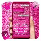 Pink Glitter Keyboard ไอคอน