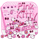 APK Pink Kitty Gravity Keyboard Theme