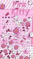 1 Schermata Pink Kitty Gravity Keyboard Theme
