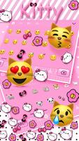 2 Schermata Pink Kitty Gravity Keyboard Theme