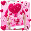 Love Heart Keyboard Theme