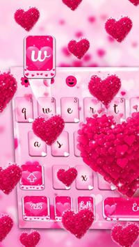 Love Heart Keyboard Theme screenshot 1