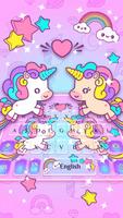 Pink Healing Unicorn Keyboard screenshot 1