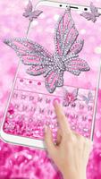 Pink Diamond Butterfly Keyboard screenshot 1
