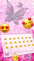 Pink Diamond Butterfly Keyboard screenshot 2
