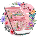APK SMS Elegant Rose Keyboard