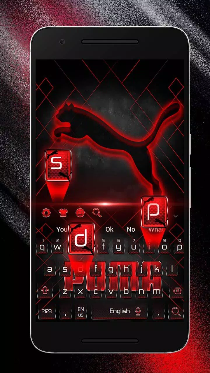 Black PUMA Keyboard APK for Android Download