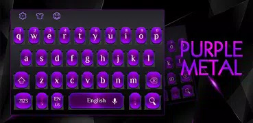 Purple Metal Keyboard