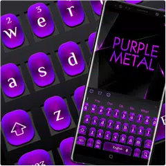 Purple Metal Keyboard APK download