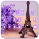 Purple Eiffel Tower Keyboard APK
