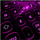 Purple Light Black Keyboard APK