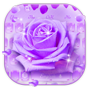 Purple Rose-toetsenbord-APK