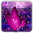 Purple Butterfly Keyboard APK