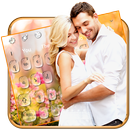 DP Romantic Couple Keyboard Theme APK