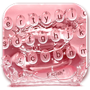 Rose Gold Waterdrops Keyboard APK