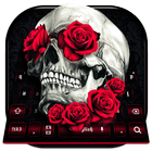 Clavier Rose Crâne icône