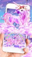 Colorful Rainbow Unicorn Keyboard Theme Poster