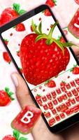 🍓Realistic Strawberry Keyboard Theme Affiche