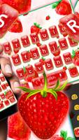 🍓Realistic Strawberry Keyboard Theme capture d'écran 1