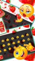 🍓Realistic Strawberry Keyboard Theme capture d'écran 2