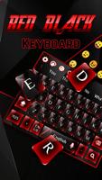 Red Black Glass Keyboard اسکرین شاٹ 1