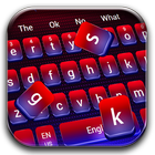 ikon Keyboard Gradien Merah Biru