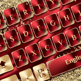 Red Gold Luxury Keyboard आइकन