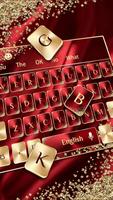 Red Gold Luxury Keyboard screenshot 1