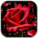 Red Rose Flower Romantic Keyboard APK