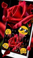 Red Rose Flower Romantic Keyboard Ekran Görüntüsü 2