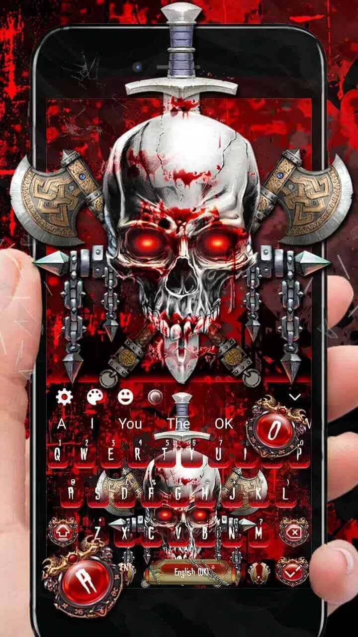 Red Skull Keyboard APK for Android Download