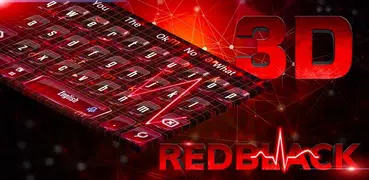 Red Tech Heart Keyboard Theme