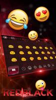 Red Tech Heart Keyboard Theme اسکرین شاٹ 2