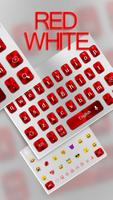 White Red Keyboard スクリーンショット 1