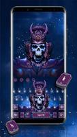 Worrior Skull Keyboard poster