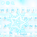 White Blue Ice Keyboard APK