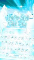 Clavier Ice Blue White Affiche