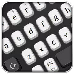 Weiß Schwarz Tastatur APK Herunterladen