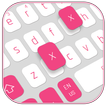 Beyaz Pembe Klavye