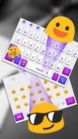 White Purple Keyboard screenshot 2