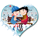 Winter Couple Keyboard Theme APK