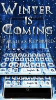 Winter Is Coming Keyboard Theme capture d'écran 1