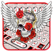 Tattoo Wing Skull Keyboard The