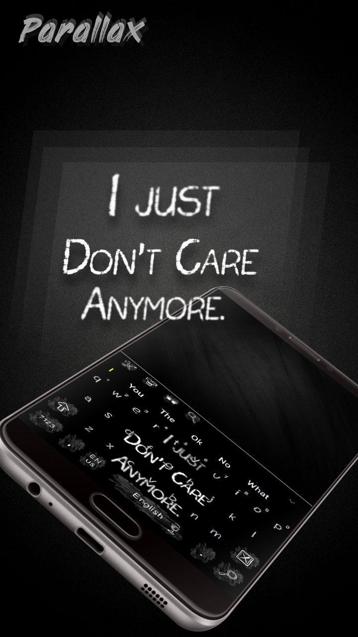 Unhappy Keyboard Series I Just Don T Care Anymore For Android Apk Download