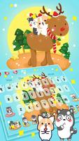 Corky Gorky Christmas Keyboard-poster