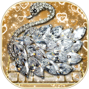 Yellow Diamond Swan Keyboard APK