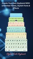 Font keyboard: Fonts Art,Emoji poster