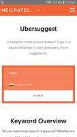 Keyword Planner - SEO ASO Uber Suggest captura de pantalla 2
