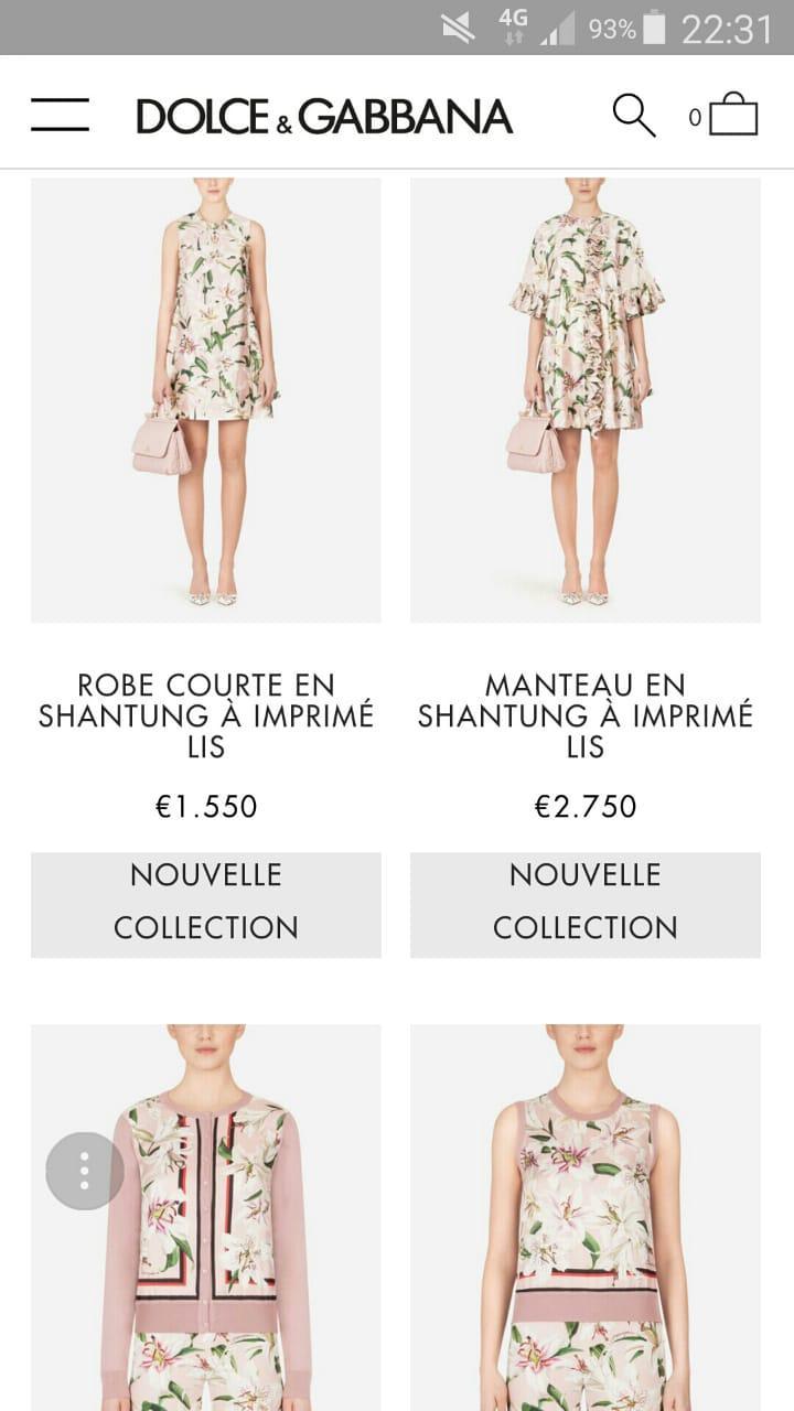 een miljoen beweeglijkheid Openbaren Dolce & Gabbana: Online Shopping for Android - APK Download