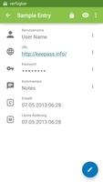 Keepass2Android capture d'écran 1